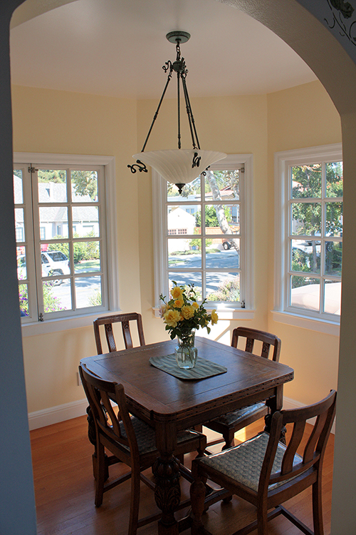 click to view larger image Octagonal breakfast nook. 1928 Modified English Cottage style home. Martinez, CA.